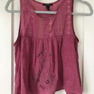 Pink Blouse with Open Back Detail